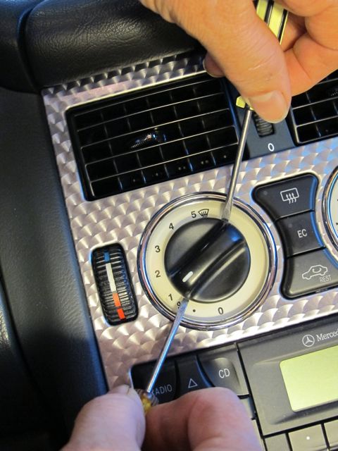 Removing Heater Control Knob